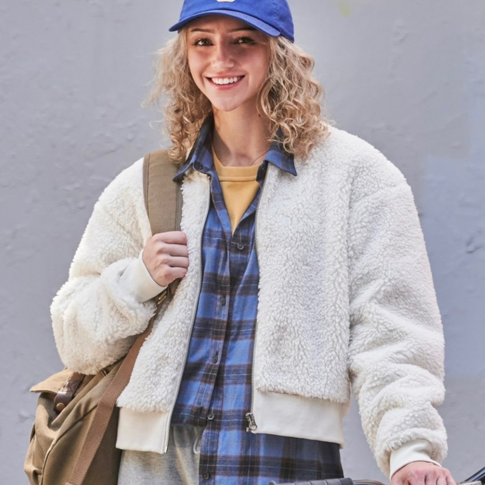 Uniqlo Windproof Outer Fleece Ribbed Blouson